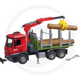 Bruder MB Arocs timber transport lorry + crane