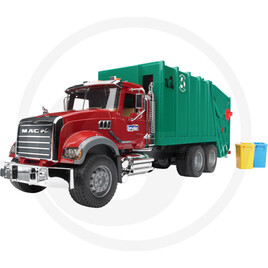 Bruder Dustcart (ruby red/green)
