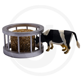 Kids Globe Feeding ring with cow and round bale